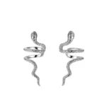 925 Silver Hypoallergenic Snake Ear Cuffs for Non-Pierced Ears