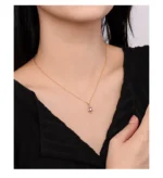 925 Silver Necklace Vintage Zirconia - Image 4