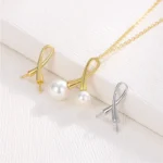 925 Sterling Silver Cross Pendant Without Pearl - Image 2