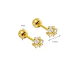 Tarnish-Free 925 Sterling Silver Cube Earrings - Image 4