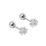 Tarnish-Free 925 Sterling Silver Cube Earrings