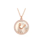 Virgo Zodiac Necklace in 925 Sterling Silver - Hypoallergenic Zodiac Gift for Her