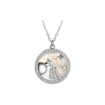 Aquarius Zodiac Necklace in 925 Sterling Silver - Personalized Astrology Jewelry Gift