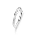 Hypoallergenic Adjustable Couple Rings in 925 Sterling Silver-FDJZ-279 - Image 2