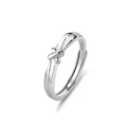 Hypoallergenic Adjustable Couple Rings in 925 Sterling Silver-FDJZ-283