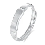 Hypoallergenic Adjustable Couple Rings in 925 Sterling Silver-FDJZ-312