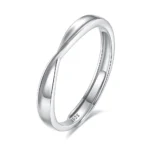 Hypoallergenic Adjustable Couple Rings in 925 Sterling Silver-FDJZ-364